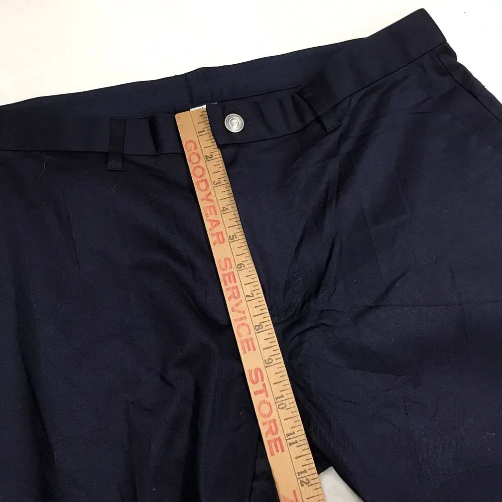 NWT FABLETICS High Side Chino Men 36x29 Navy Blue Wrinkle Resist Stretch Golf